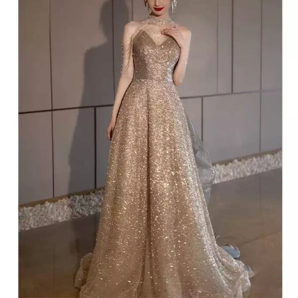 Dresses & Skirts - Sparkling Formal Ballgown Maxi Dress